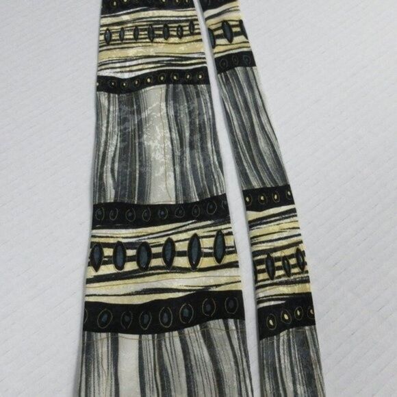 Men's 100% Silk Tie Hand Made in Italy   59.5 Inches - Picture 3 of 5